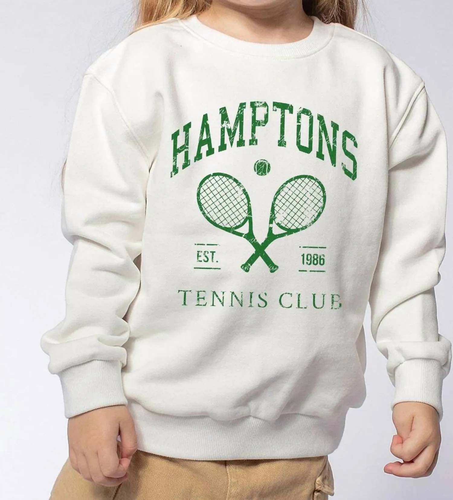 12Pm By Mon Ami - Kid's Hamptons Tennis Club Sweatshirt