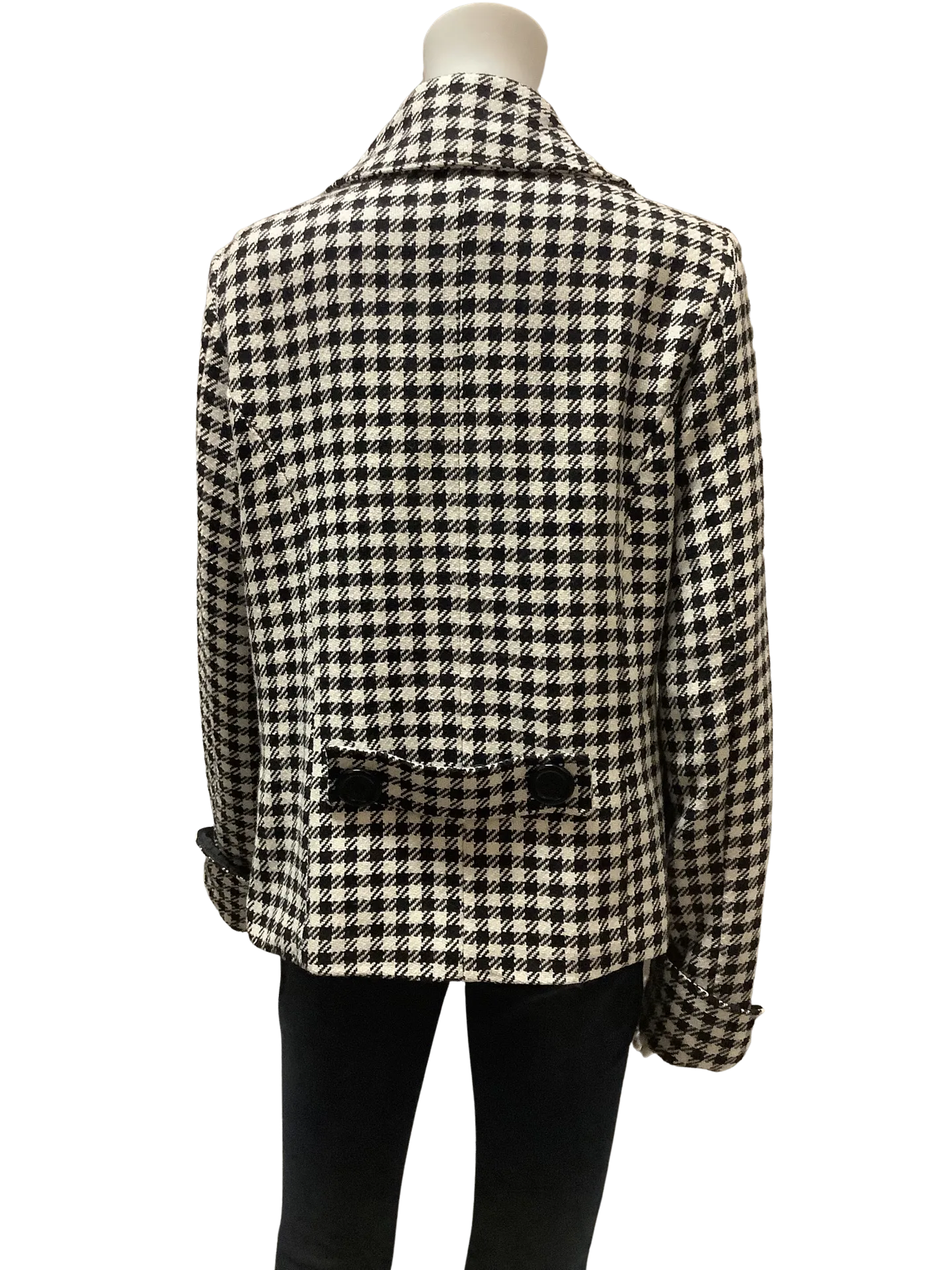 Brownie New York Houndstooth Jacket Size: M