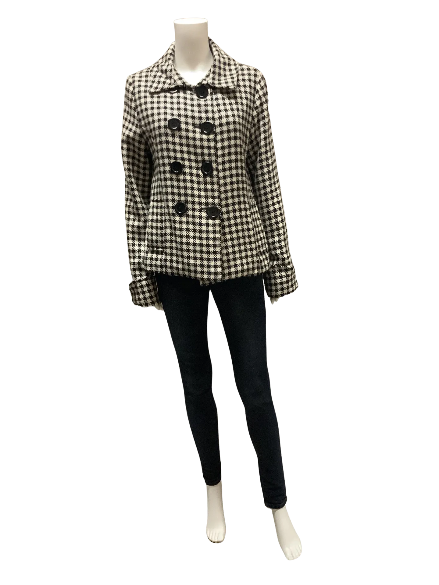 Brownie New York Houndstooth Jacket Size: M