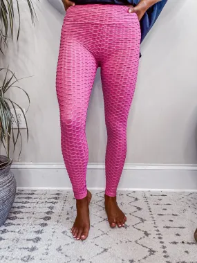 Fuchsia Booty Lifting Leggings