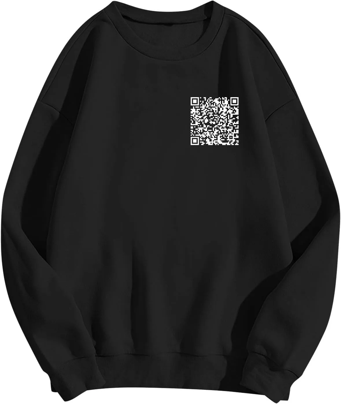 Funny Fu Qr Code Sweatshirts For Men And Women Fuck You Qr Code Hoodie Unisex With Humorous Hidden Message T Shirts