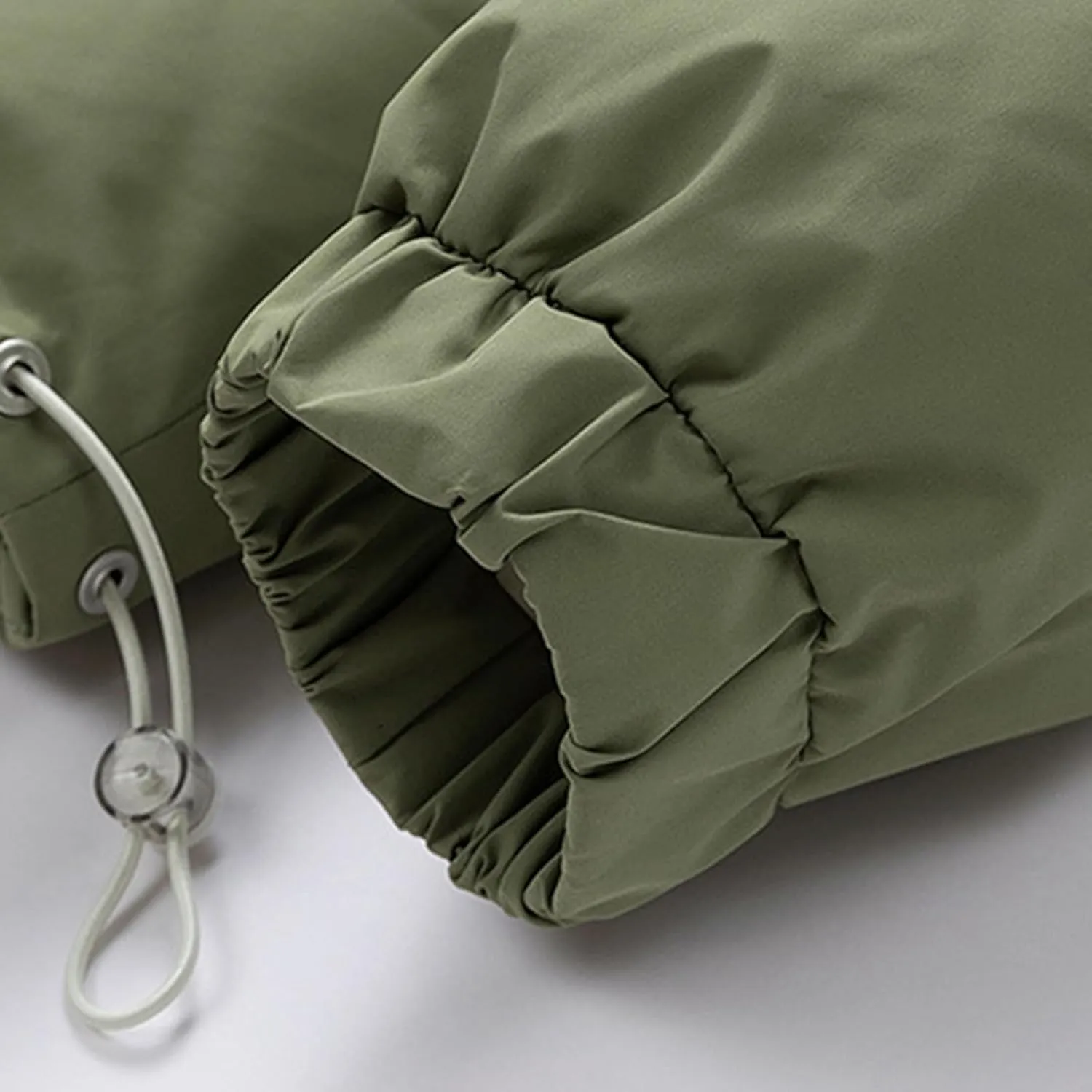Mens Puffer Jacket with Hood Lightweight Full Zip Plus Size Warm Down Jacket Long Sleeve Casual Padded Warm Winter Coats