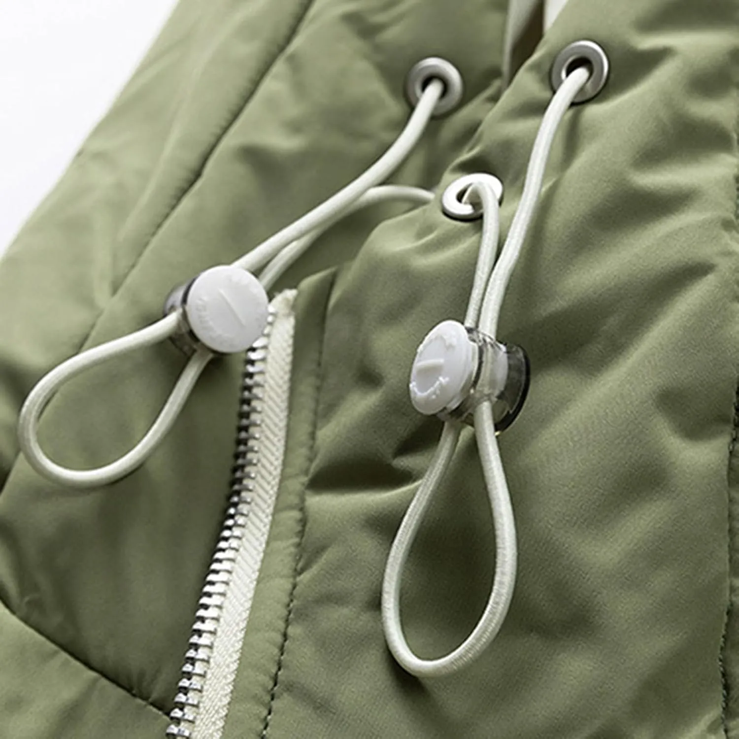 Mens Puffer Jacket with Hood Lightweight Full Zip Plus Size Warm Down Jacket Long Sleeve Casual Padded Warm Winter Coats