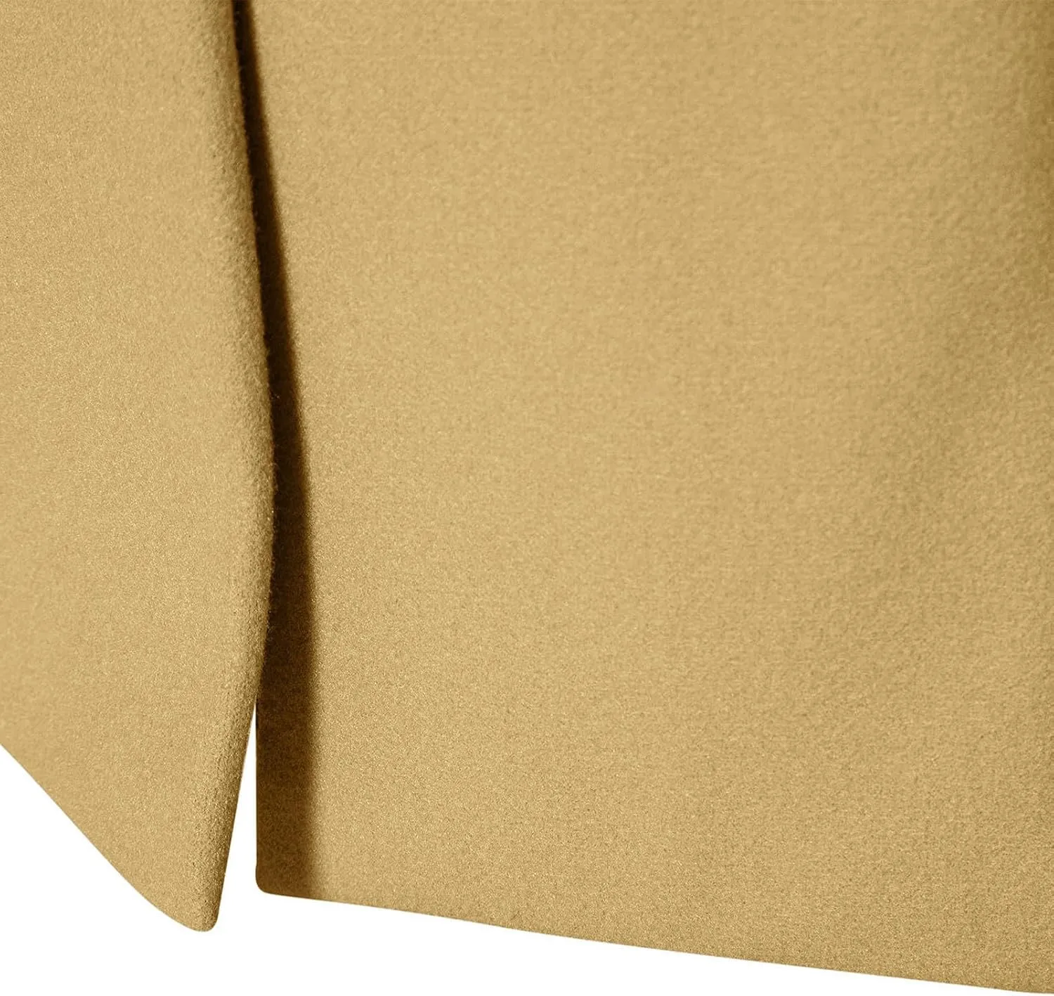 Mens Trench Coat Slim Fit Double Notched Lapel Collar Pea Coat Winter Wool Blend Overcoat Long Elegant Peacoat