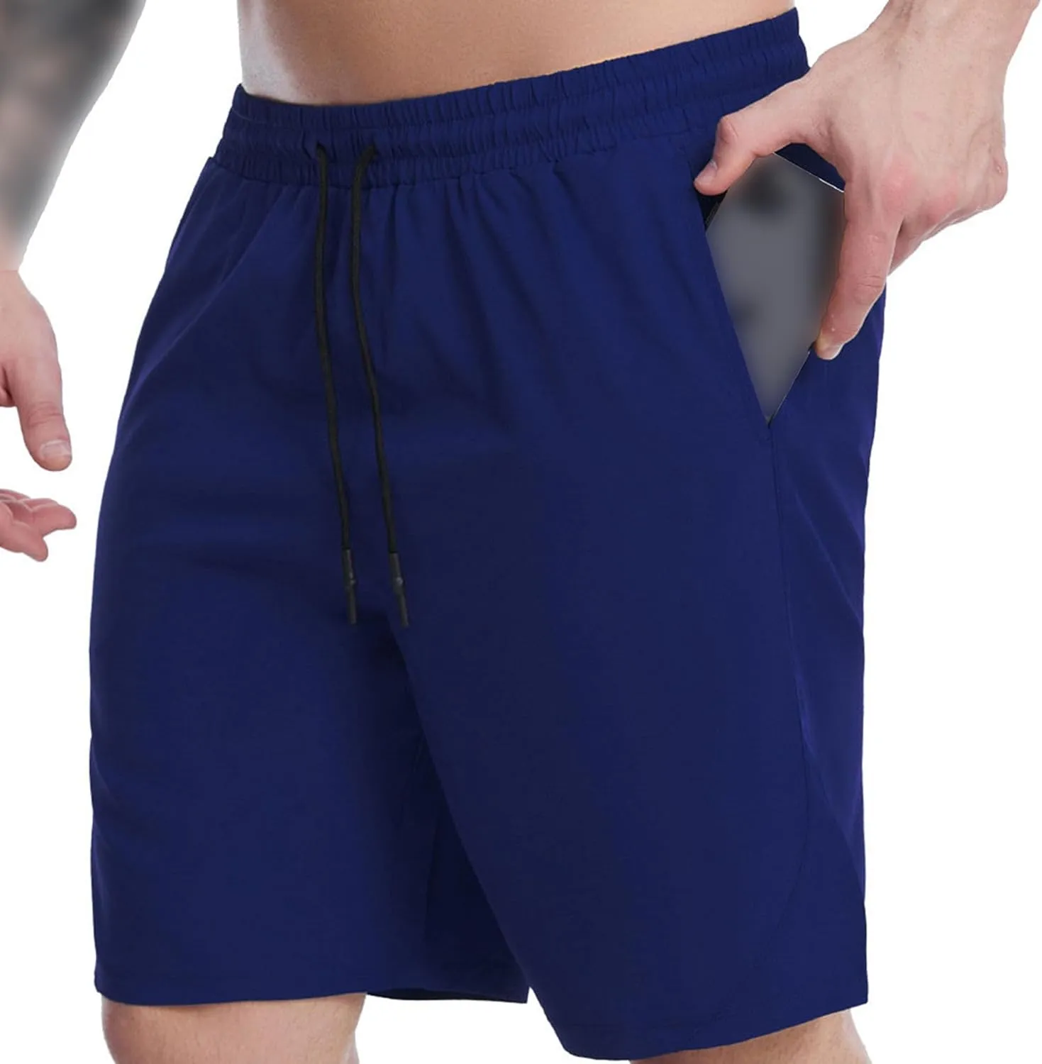 Men's Workout Running Shorts Sports Athletic Gym Short Pants Lightweight Quick Dry Basketball Short