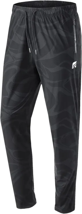 MTB Pants Men's Sweatpants with Zipper Pockets Tapered Joggers for Men Athletic Pants for Workout, Jogging, Running