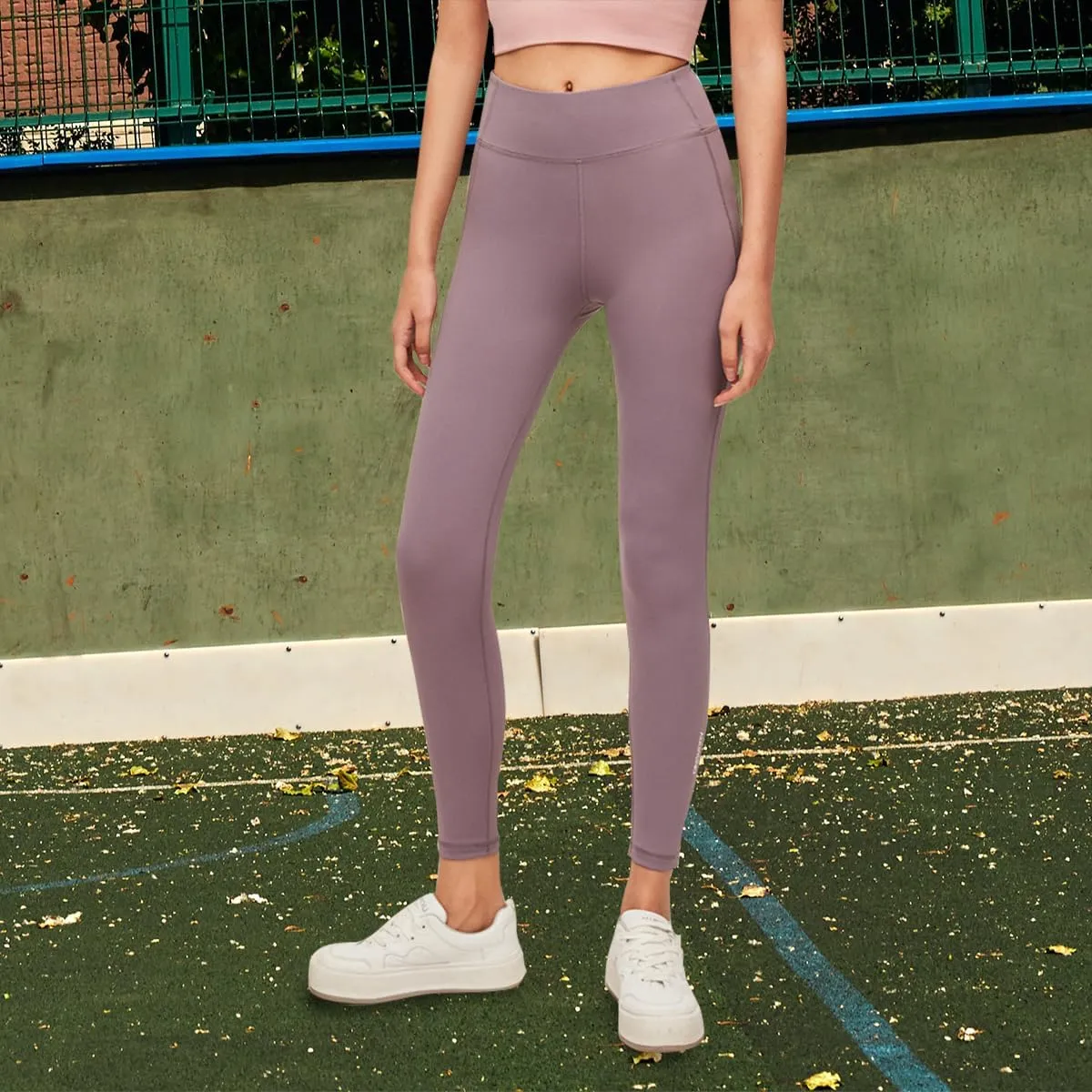 OHYOGA High Waist Leggings Tummy Control Workout Running Yoga Pants for Women Buttery Soft YLP3M243