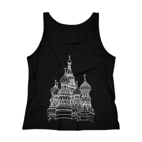 St. Basil's Cathedral - Women's Relaxed Jersey Tank Top
