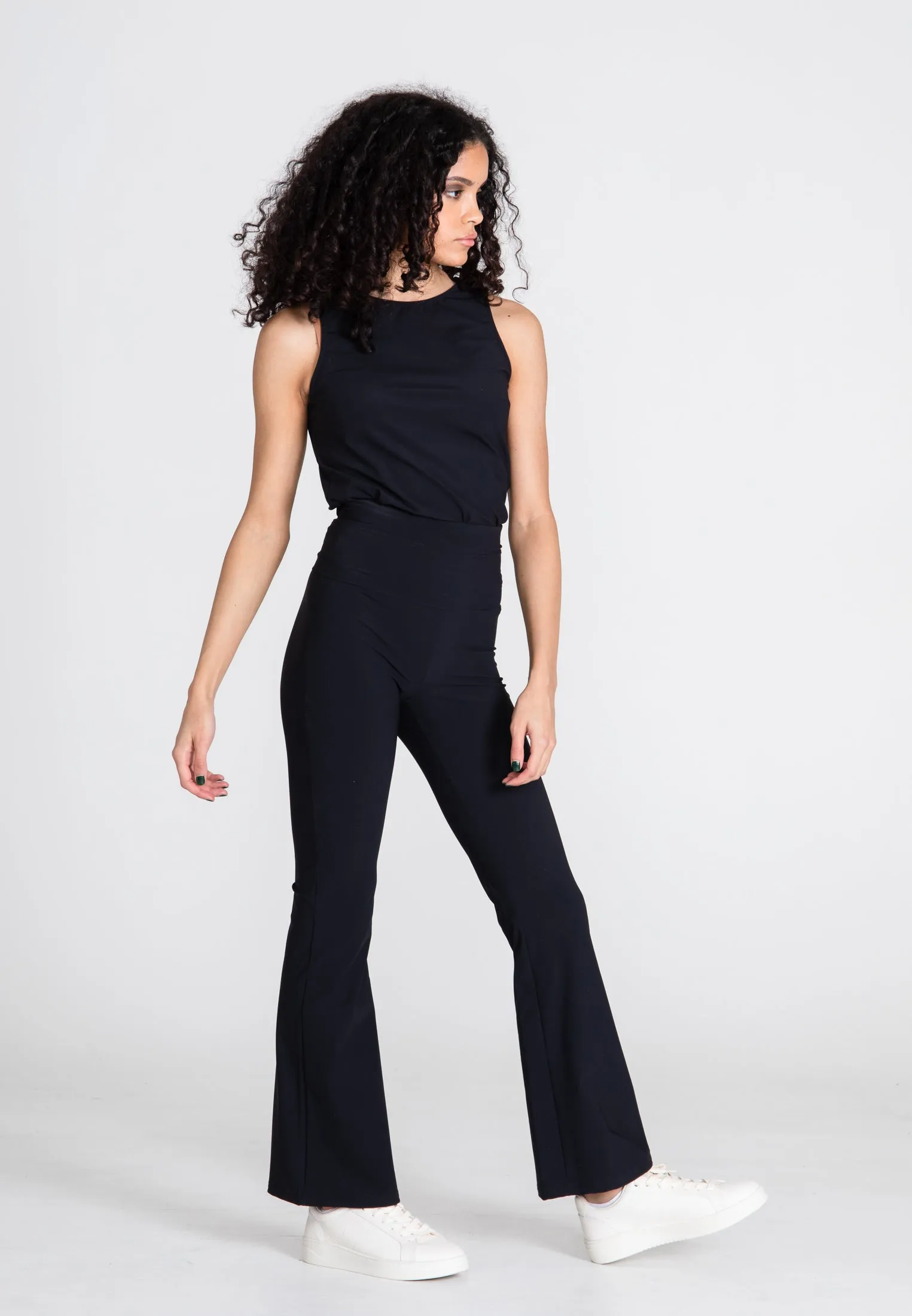The Bootcut Sport Pants - Black Opaque