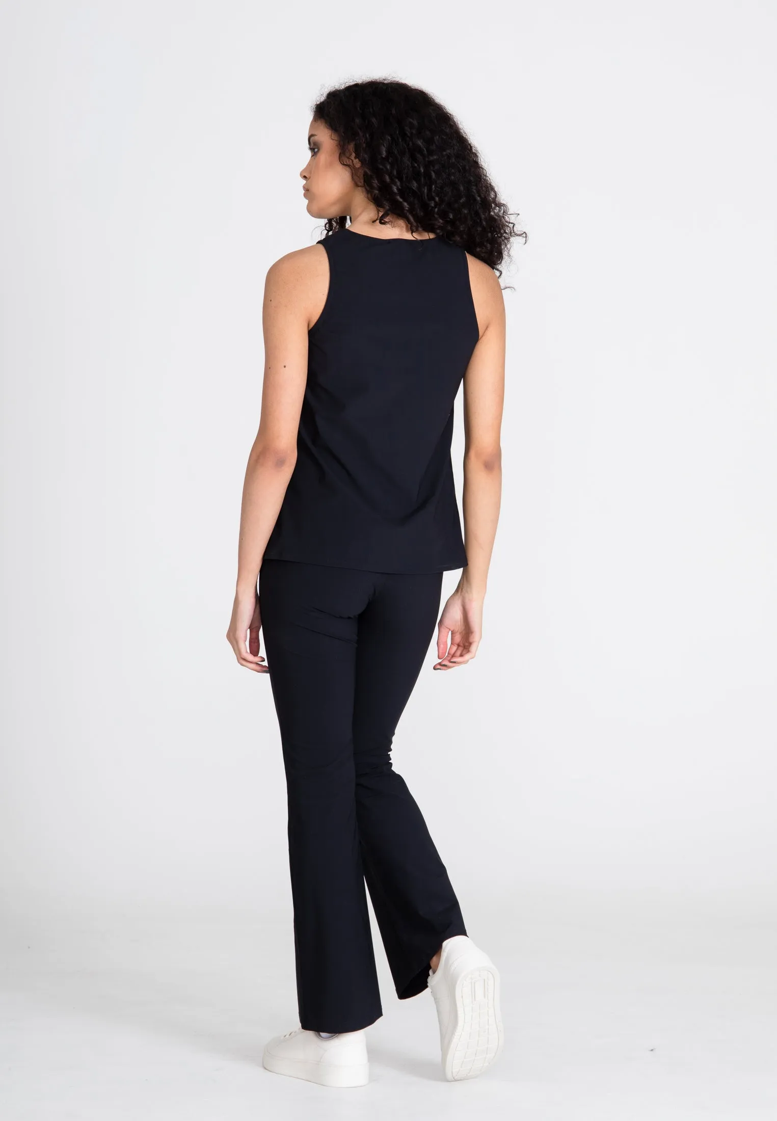 The Bootcut Sport Pants - Black Opaque