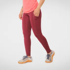 Women Sports Pants - AE - Burgundy
