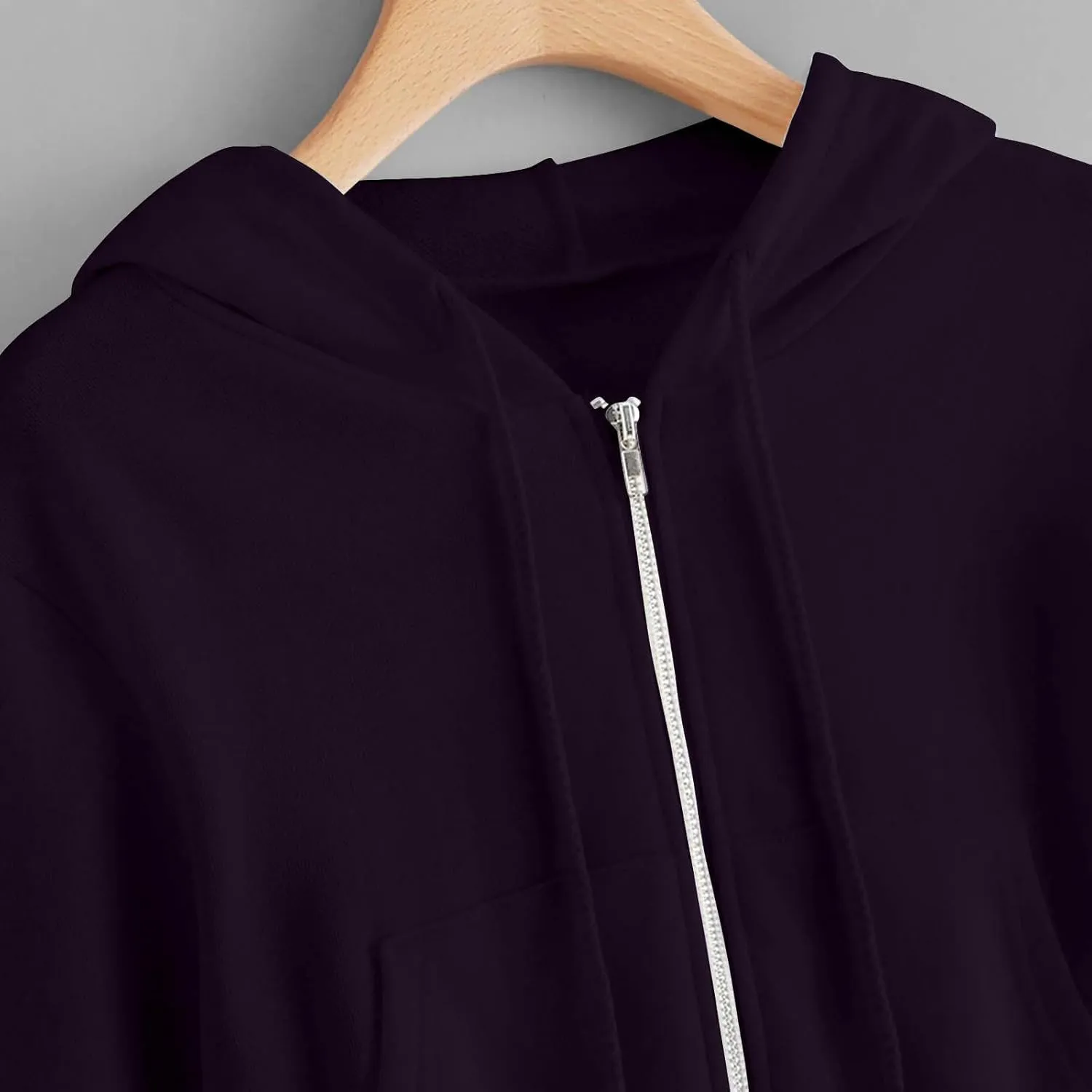Womens Y2K Cropped Zip Up Hoodies Long Sleeve Lightweight Sweatshirts Jackets Trendy Tees Girl Clothes 2024